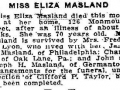 eliza masland obituary