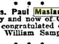 william s masland birth